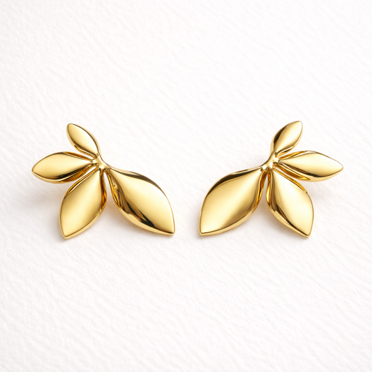 Boucles d’Oreilles Feuille | Sérénité
