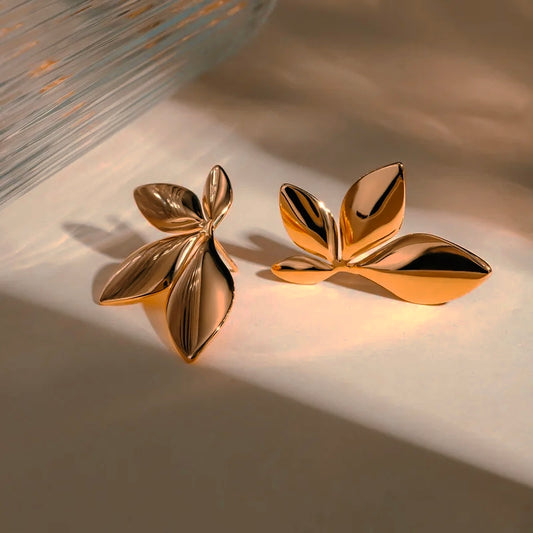 Boucles d’Oreilles Feuille | Sérénité