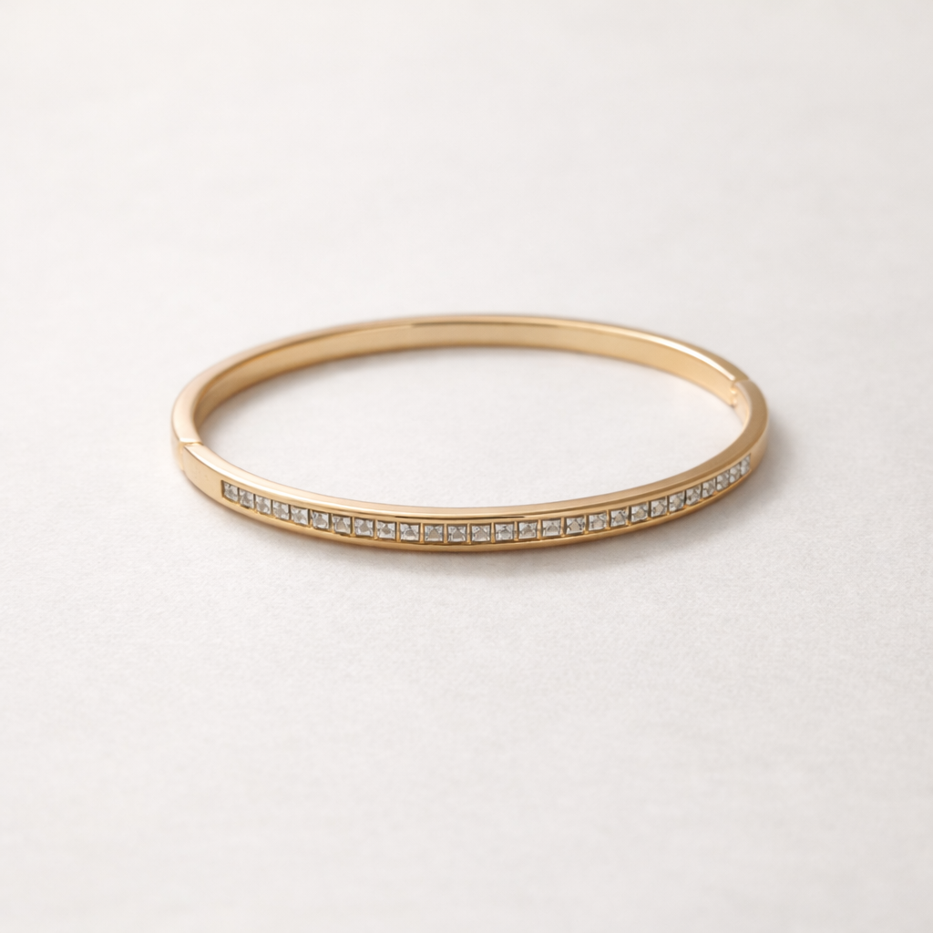 Jonc Doré Sertis Cristaux | Intemporalité