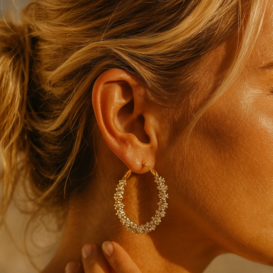 Boucles Créoles Texturées | Finesse