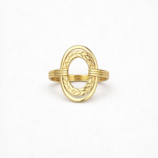 Bague cercle dorée | Cléopâtre