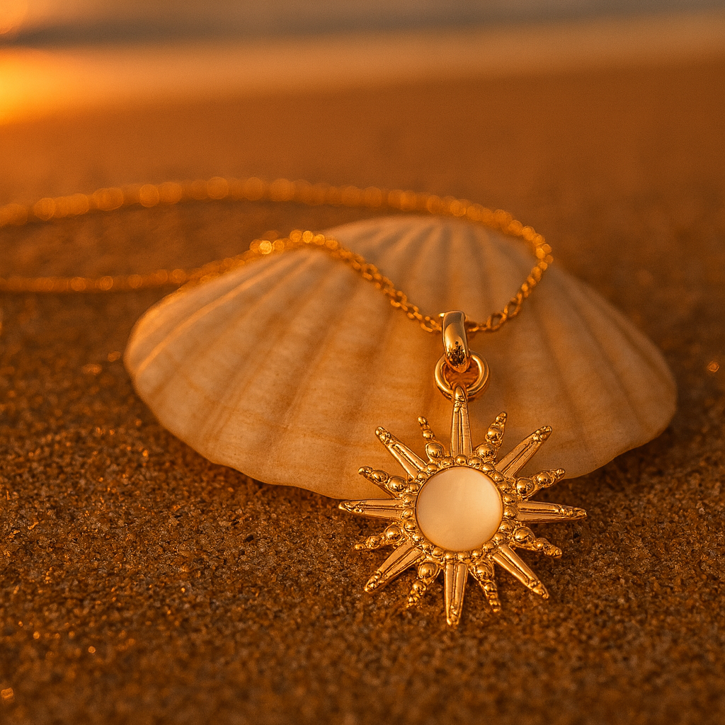 Collier Soleil Doré | Lumineux