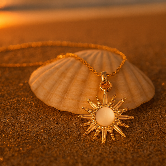 Collier Soleil Doré | Lumineux