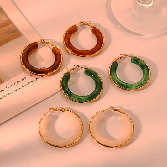 Créoles Ambre et Dorée | Lumineuses