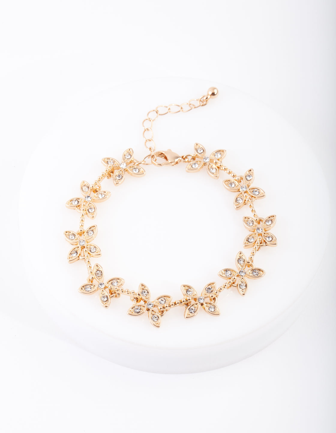 Bracelet Doré Floraison | Éclatant