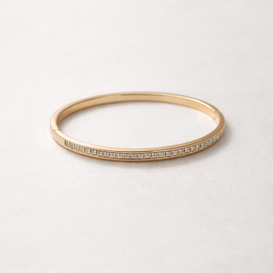 Jonc Doré Sertis Cristaux | Intemporalité