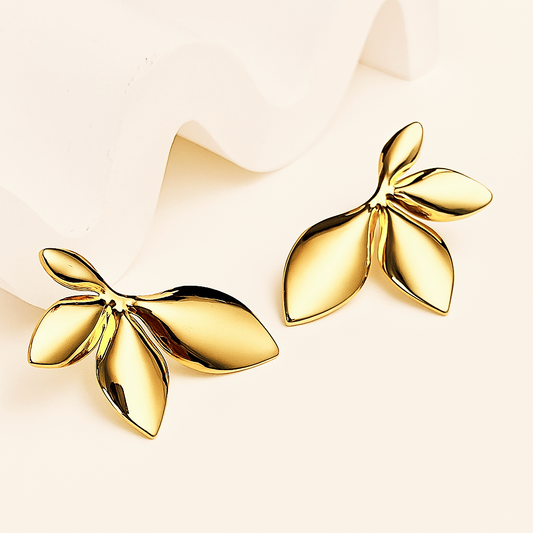 Boucles d’Oreilles Feuille | Sérénité