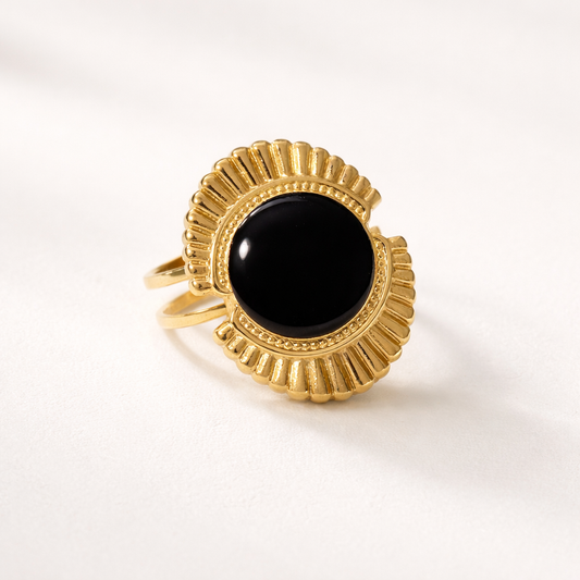 Bague Ouverte Vintage Dorée – 2 Variantes | Intemporalité