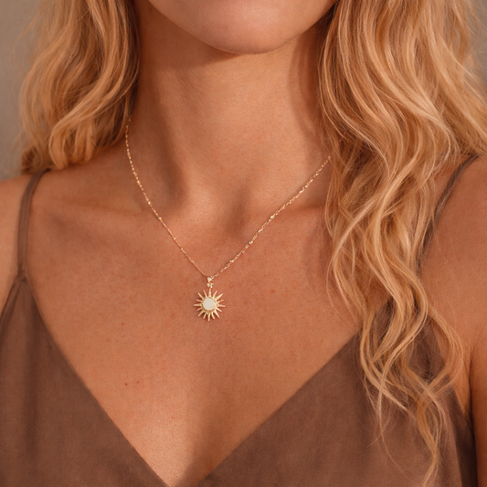 Collier Soleil Doré | Lumineux