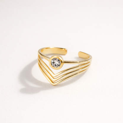 Bague Zircon Scintillant | Majestueuse