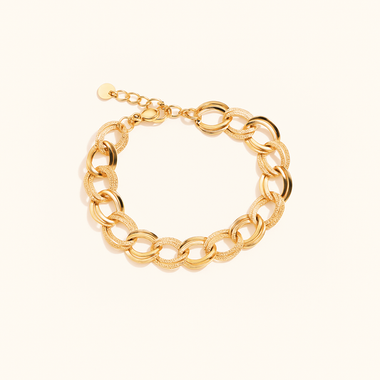 Bracelet Maillons Dorés | Raffinée